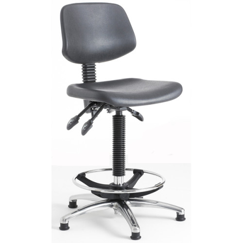 Ergonomic shop high stool
